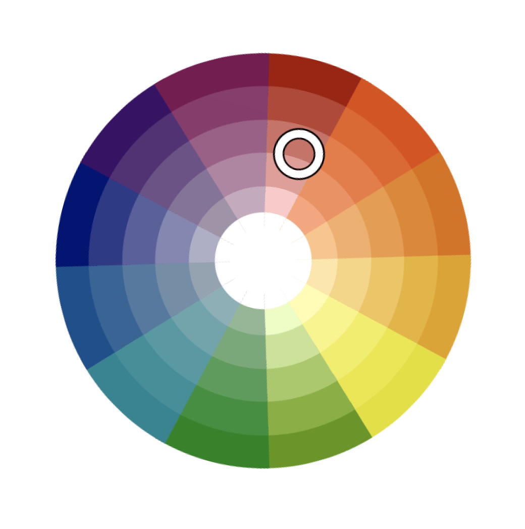 Spectrum of colours available in the Wickes paint visualiser