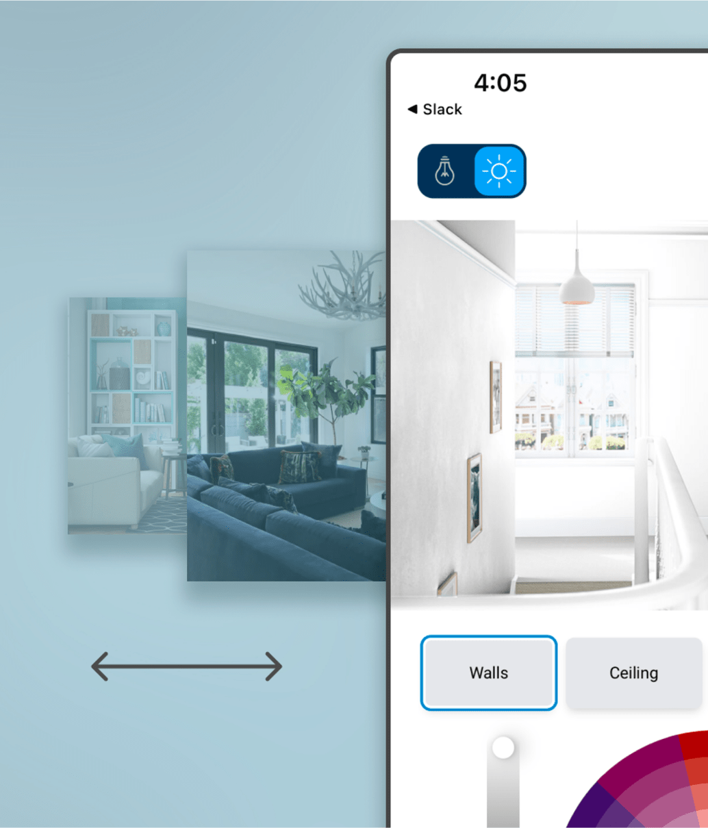 More views of the Wickes paint visualiser